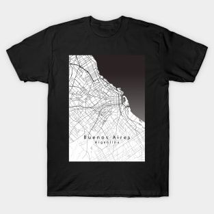 Buenos Aires Argentina City Map T-Shirt